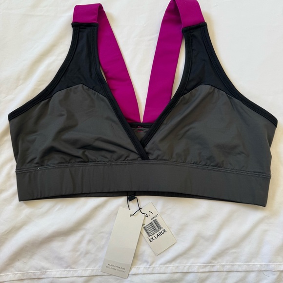 Alala Other - ALALW Women's Black and Pink Sports Bra Size XL